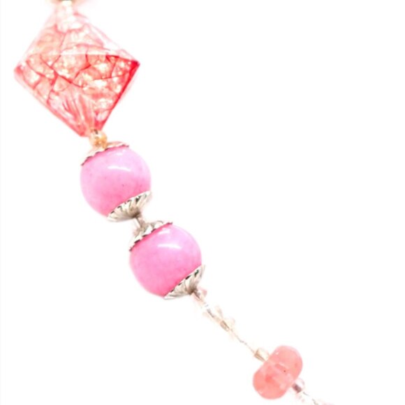Mystic Pink Necklace - Picture 4 of 5
